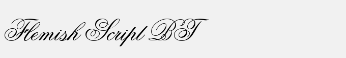 Flemish Script BT