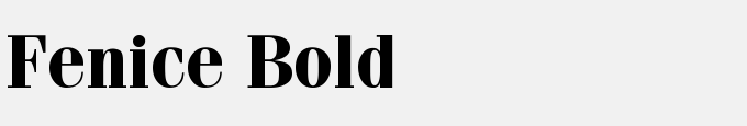 Fenice Bold