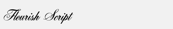 Fleurish Script