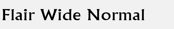 Flair Wide Normal