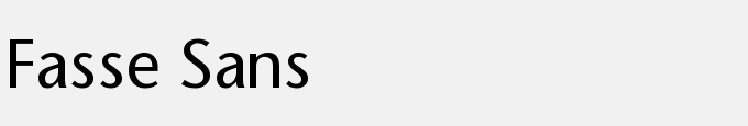 Fasse Sans