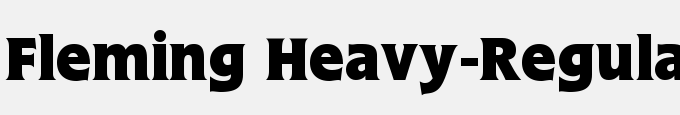 Fleming Heavy-Regular