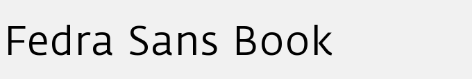 Fedra Sans Book