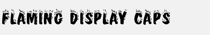 Flaming Display Caps