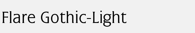 Flare Gothic-Light