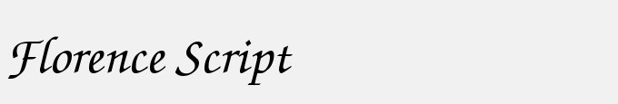 Florence Script