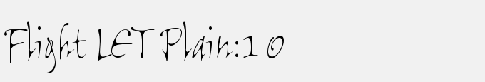 Flight LET Plain:1.0