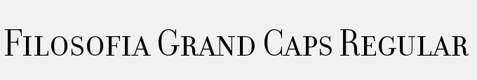 Filosofia Grand Caps Regular