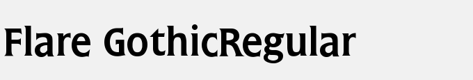 Flare Gothic-Regular