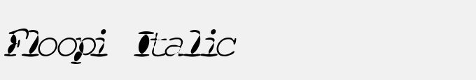 Floopi Italic