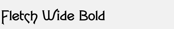 Fletch Wide Bold
