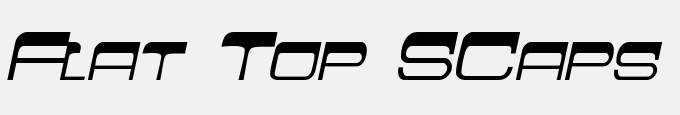 Flat Top SCaps SSK Italic