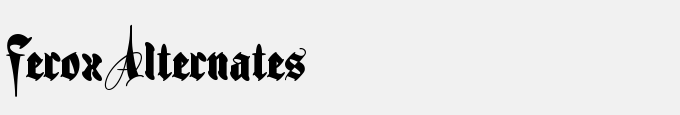 Ferox Alternates