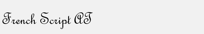 French Script AT