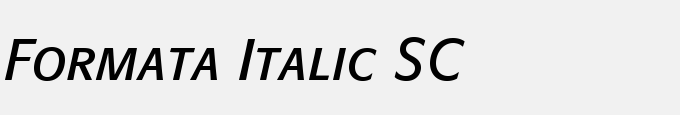Formata Italic SC