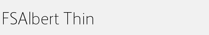 FSAlbert Thin