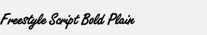 Freestyle Script Bold Plain