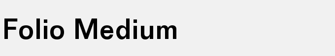 Folio Medium