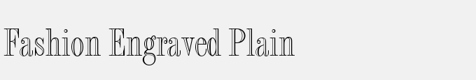 Fashion Engraved Plain