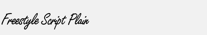 Freestyle Script Plain
