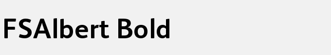 FSAlbert Bold