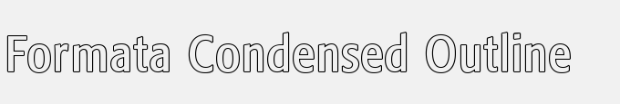 Formata Condensed Outline