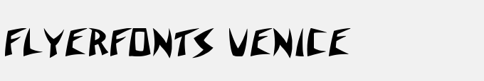 Flyerfonts-Venice