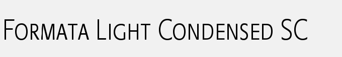 Formata Light Condensed SC