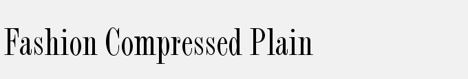 Fashion Compressed Plain