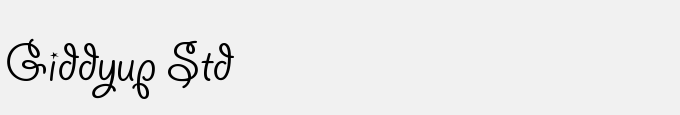 Giddyup Std