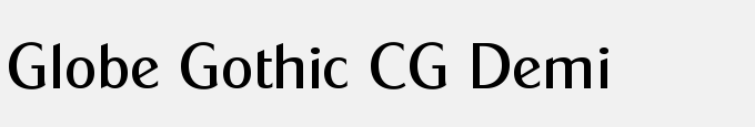 Globe Gothic CG Demi