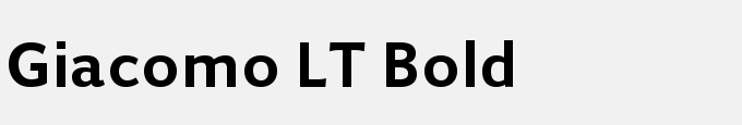 Giacomo LT Bold