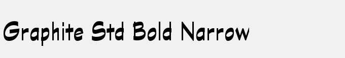 Graphite Std Bold Narrow