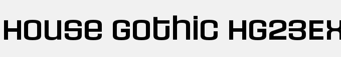 House Gothic HG23Ext BOLD4