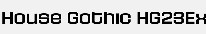 House Gothic HG23Ext BOLD3