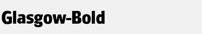 Glasgow-Bold
