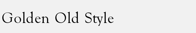 Golden Old Style