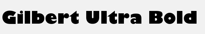 Gilbert Ultra Bold