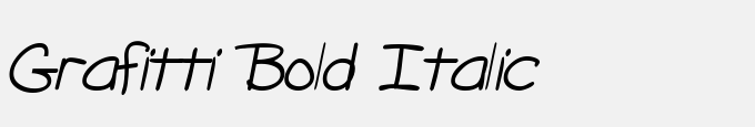 Grafitti Bold Italic