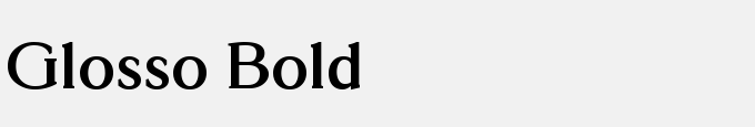 Glosso Bold
