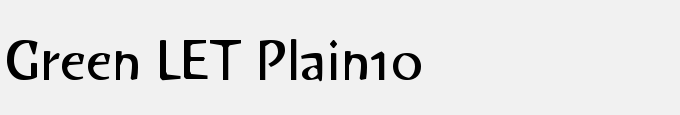 Green LET Plain:1.0