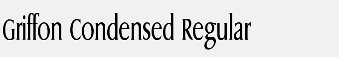 Griffon Condensed Regular