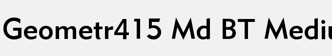Geometr415 Md BT Medium