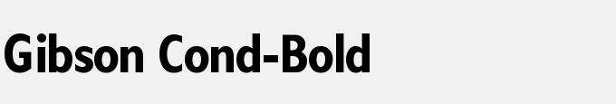 Gibson Cond-Bold