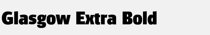 Glasgow-Extra Bold