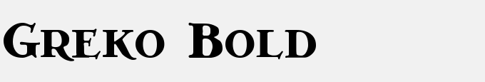 Greko Bold