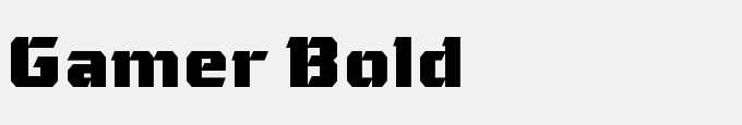 Gamer Bold