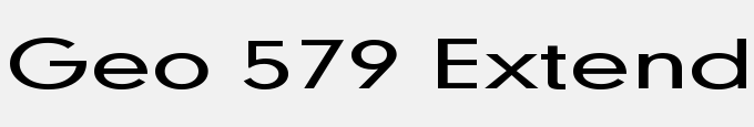 Geo 579 Extended Normal