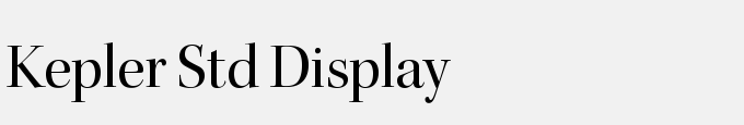 Kepler Std Display