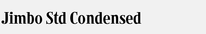 Jimbo Std Condensed